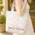 Lavender Sprigs Rose Bouquet Butterflies Personalized Name - Botanical Everyday Carry Gift Quilted Tote Bag - 4