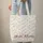 Lavender Sprigs Rose Bouquet Butterflies Personalized Name - Botanical Everyday Carry Gift Quilted Tote Bag - 6