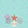 Jellyfish Starfish Seashell Personalized Name Star Frame - Ocean Lover Gift Quilted Tote Bag - 7