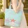 Jellyfish Starfish Seashell Personalized Name Star Frame - Ocean Lover Gift Quilted Tote Bag - 4