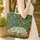 Camping Trailer Campfire Pine Trees Adirondack Chairs - Outdoor Living Travel Essentials Quilted Tote Bag - 4