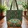 Camping Trailer Campfire Pine Trees Adirondack Chairs - Outdoor Living Travel Essentials Quilted Tote Bag - 3