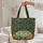 Camping Trailer Campfire Pine Trees Adirondack Chairs - Outdoor Living Travel Essentials Quilted Tote Bag - 5
