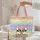Corgi Dog Red Sunglasses Wooden Name Sign Weathered Bubble Letters - Everyday Corgi Lover Gift Quilted Tote Bag - 5