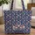 Wildflower Bouquet Heart Name - Everyday Tote Gift for Her Quilted Tote Bag - 1