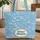 Nautical Anchor Ship Wheel Seashell Starfish - Ocean Lover Gift Quilted Tote Bag - 1