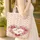 Rose Heart Medallion Personalized Name - Romantic Keepsake Gift for Her Quilted Tote Bag - 4
