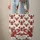 Red Lobsters Black Outline Paint Splatters - Wildlife Lover Travel Essentials Quilted Tote Bag - 6