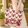 Red Lobsters Black Outline Paint Splatters - Wildlife Lover Travel Essentials Quilted Tote Bag - 4