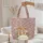 Botanical Mushrooms Wildflowers Floral Wreath - Everyday Lifestyle Accessory Quilted Tote Bag - 5