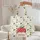 Strawberry Blossoms Red Strawberry Green Leaves Heart Name Everyday Gift Quilted Tote Bag - 5