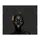 Matte Black Gold Woman Portrait Swirling Flecks Feather - Artistic Bag Gift Quilted Tote Bag - 7