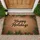 Happy Holidays Script Pine & Berries - Rustic Holiday Home Decor Doormat - 1