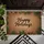 Happy Holidays Script Pine & Berries - Rustic Holiday Home Decor Doormat - 6