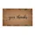 Give Thanks Cursive Autumn Leaves Wheat Gourds - Thanksgiving Decor Gift Doormat - 3
