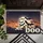 Flying Bat Swarm Boo Text - Spooky Twilight Halloween Decoration Doormat - 6