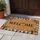 Welcome Pumpkin Buffalo Check Plaid Autumn Leaves - Fall Home Decor Doormat - 5