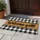 Welcome Y'all Script Buffalo Plaid Farmhouse Home Accent Doormat - 5