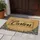 The Custom Script Name Subtle Frame Jute Background Leaf Scrolls - Home Decor Gift Doormat - 5