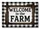 Welcome to the Farm Rustic Wood Buffalo Plaid - Farmhouse Home Decor Doormat - 7