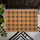 Charcoal Fleur-de-lis Lattice Woven Fiber Background - Outdoor Home Decorating Gift Doormat - 6