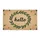 Rustic Hello Wreath Forest Green Leaves - Everyday Home Accent Gift Doormat - 3