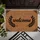 Welcome Script Laurel Branches Natural - Everyday Home Decor Gift Doormat - 6