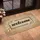 Black Welcome Script Rectangle Border Leafy Berries Earthy Woven Texture - Home Entrance Decor Doormat - 4