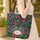 Exotic Birds Botanical Flowers Branches - Bag Gift for Bird Lovers Quilted Tote Bag - 4