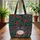 Exotic Birds Botanical Flowers Branches - Bag Gift for Bird Lovers Quilted Tote Bag - 3