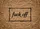 Fuck Off Script Lettering Rustic Frame - Sarcastic Home Decor Gift Doormat - 7