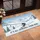 Skier Carving Snow Peaks 'It's All Downhill From Here' - Ski Lover Outdoor Decor Doormat - 4