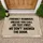 Unless You Call Or Text First Door Policy Woven Texture - Home Guest Privacy Outdoor Display Doormat - 1