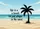 Palm Tree Beach Scene 'Life Is A Beach' Quote - Beach Lifestyle Decor Doormat - 7