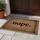 Nope. Text Densely Woven Jute Fiber Background - Sarcastic Humor Gift for Home Doormat - 5