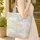 Personalized Seashell Crown Starfish Coral Wreath - Beach Lover Gift Quilted Tote Bag - 4