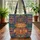 Horse Heads Southwestern Textile Folk Art - Horse Lover Gift Quilted Tote Bag - 3