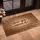 Deep Red Love You Mean It Heart Hand Lettered Script - Natural Rustic Home Decor Gift Doormat - 4