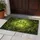 Glowing Four Leaf Clover Emerald Green Vines Mossy Forest Ground - Good Luck Home Decor Gift Doormat - 5