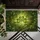 Glowing Four Leaf Clover Emerald Green Vines Mossy Forest Ground - Good Luck Home Decor Gift Doormat - 6