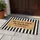 Dog Barks Quote Rustic Tan Stripes - Home Decor Gift for Dog Owners Doormat - 5