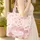 Scattered Ornate Hearts Personalized Name - Everyday Lifestyle Gift Quilted Tote Bag - 4