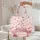 Scattered Ornate Hearts Personalized Name - Everyday Lifestyle Gift Quilted Tote Bag - 5