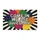 Come In We Are Awesome Text Polka Dots Black White Stripes - Welcoming Home Entryway Decor Doormat - 3