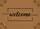 Welcome Script Black Border Jute Home Entryway Guest Welcome Doormat - 7