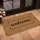 Welcome Script Black Border Jute Home Entryway Guest Welcome Doormat - 4