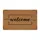 Welcome Script Black Border Jute Home Entryway Guest Welcome Doormat - 3