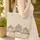 Tiny Wildflower Cottage Houses Cross-Stitch Frame - Farmhouse Home Decor Gift Quilted Tote Bag - 4