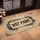 Wet Paint Drip Text Distressed Border Rustic Wood Panel Texture - Workshop Decor Gift Doormat - 4