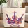 Mosaic Violins Custom Name Floral Wreath - Music Lover Everyday Gift Quilted Tote Bag - 1